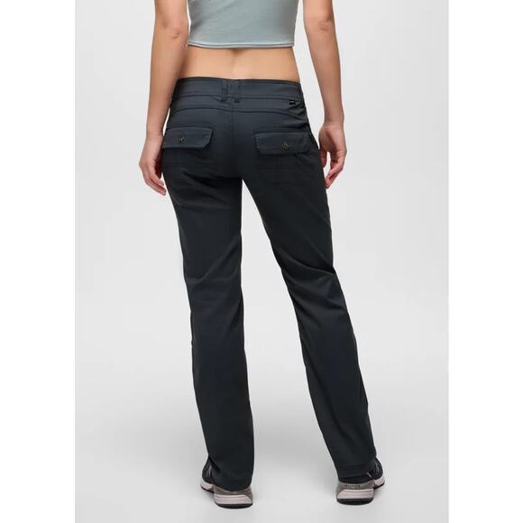 Prana Halle Straight Pant Women's 8 Regular Stormy Night Standard Fit Low Rise - Picture 2 of 13